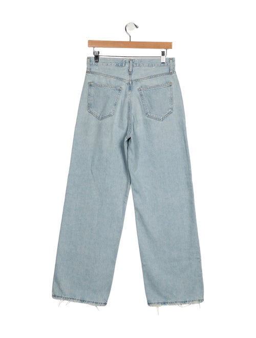 AGOLDE Mid-Rise Wide Leg Jeans
