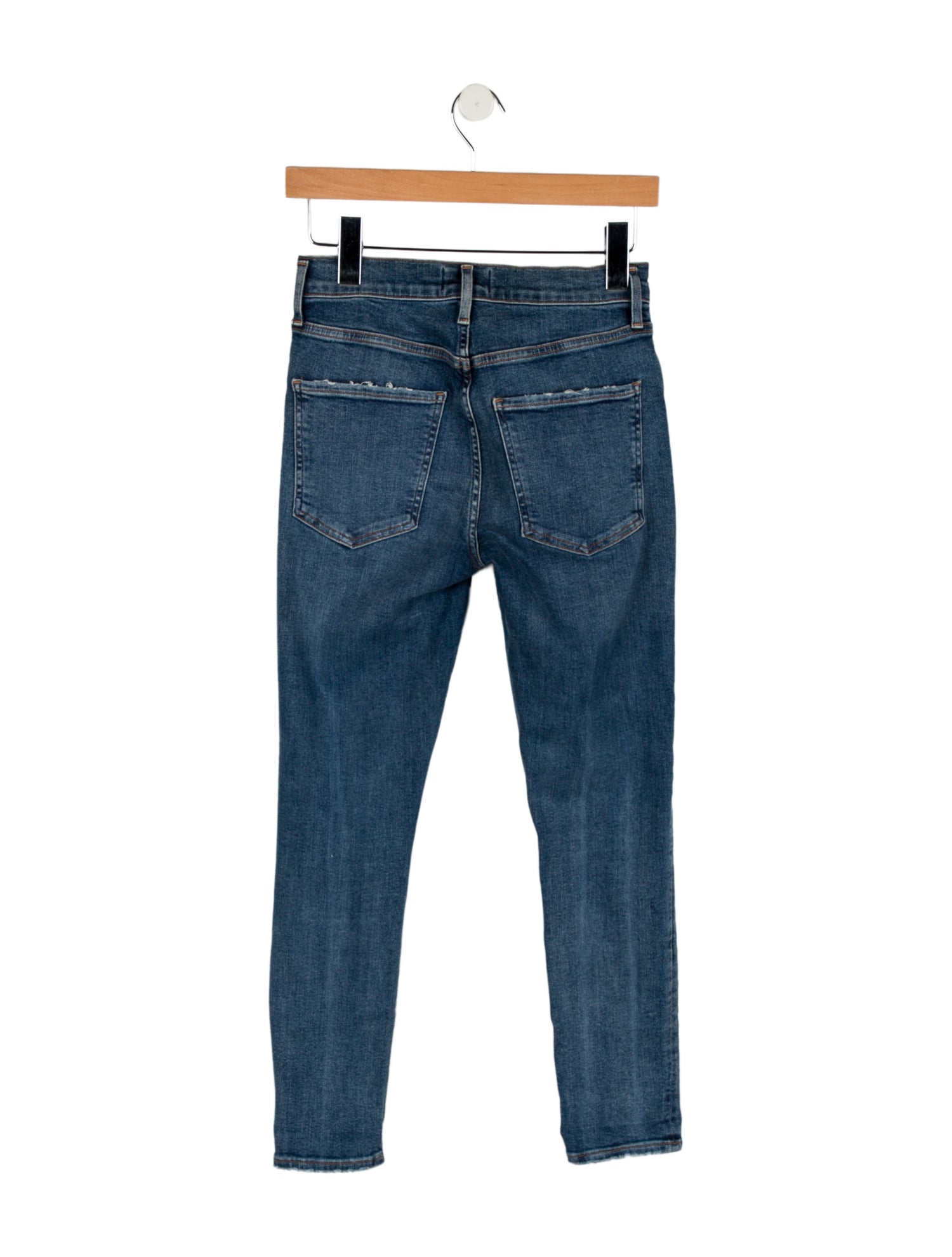 AGOLDE Mid-Rise Skinny Leg Jeans