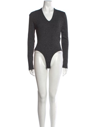 AGOLDE V-Neck Long Sleeve Bodysuit