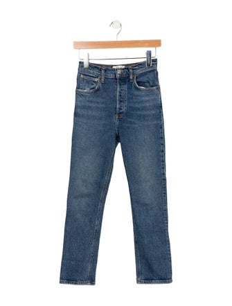 AGOLDE High-Rise Straight Leg Jeans