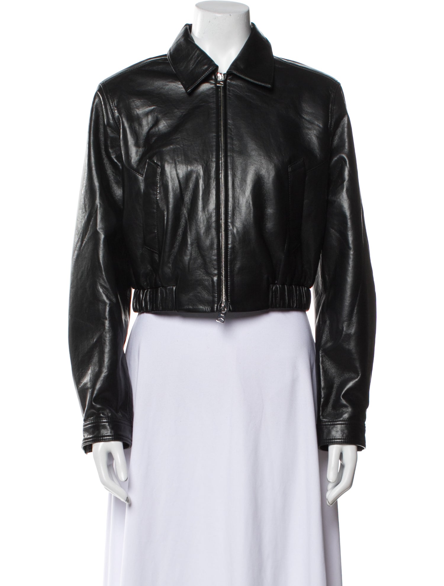 AGOLDE Leather Bolero