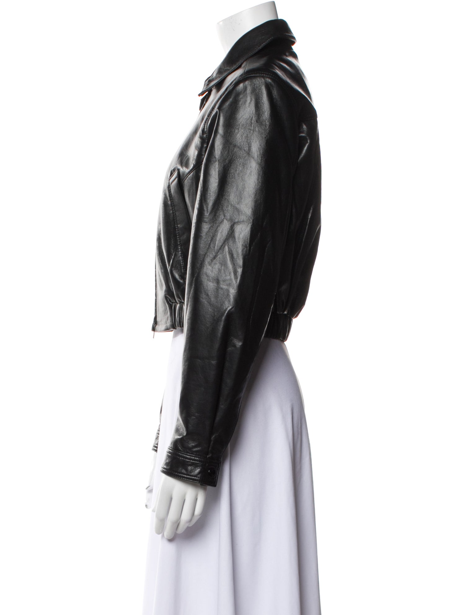 AGOLDE Leather Bolero