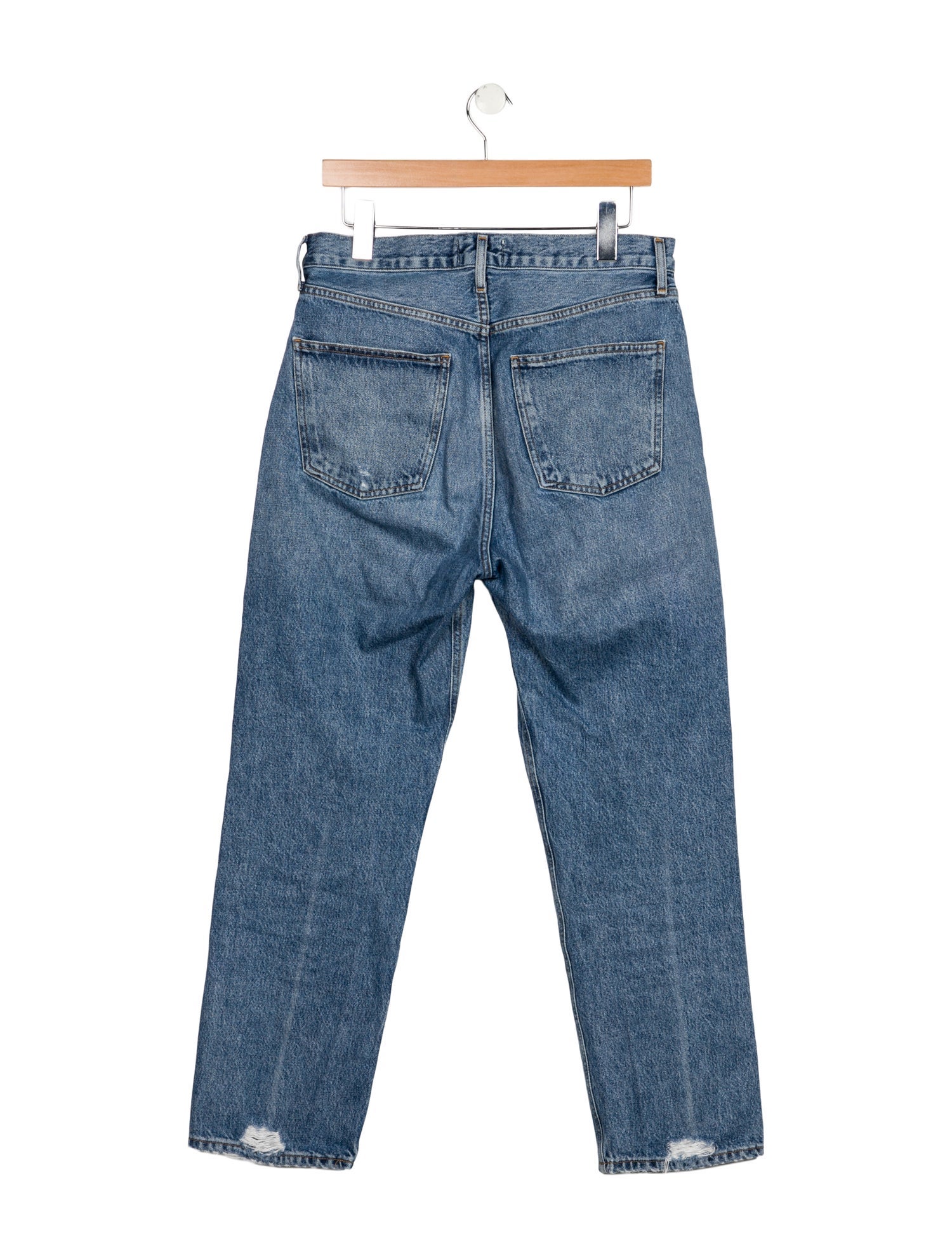 AGOLDE High-Rise Straight Leg Jeans