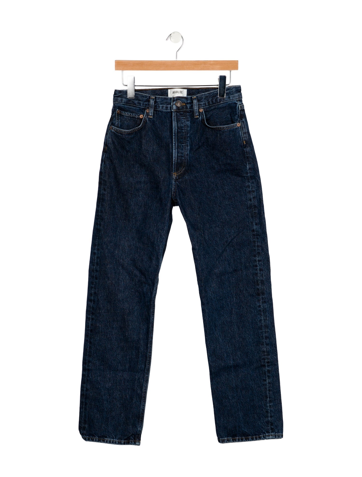 AGOLDE High-Rise Straight Leg Jeans