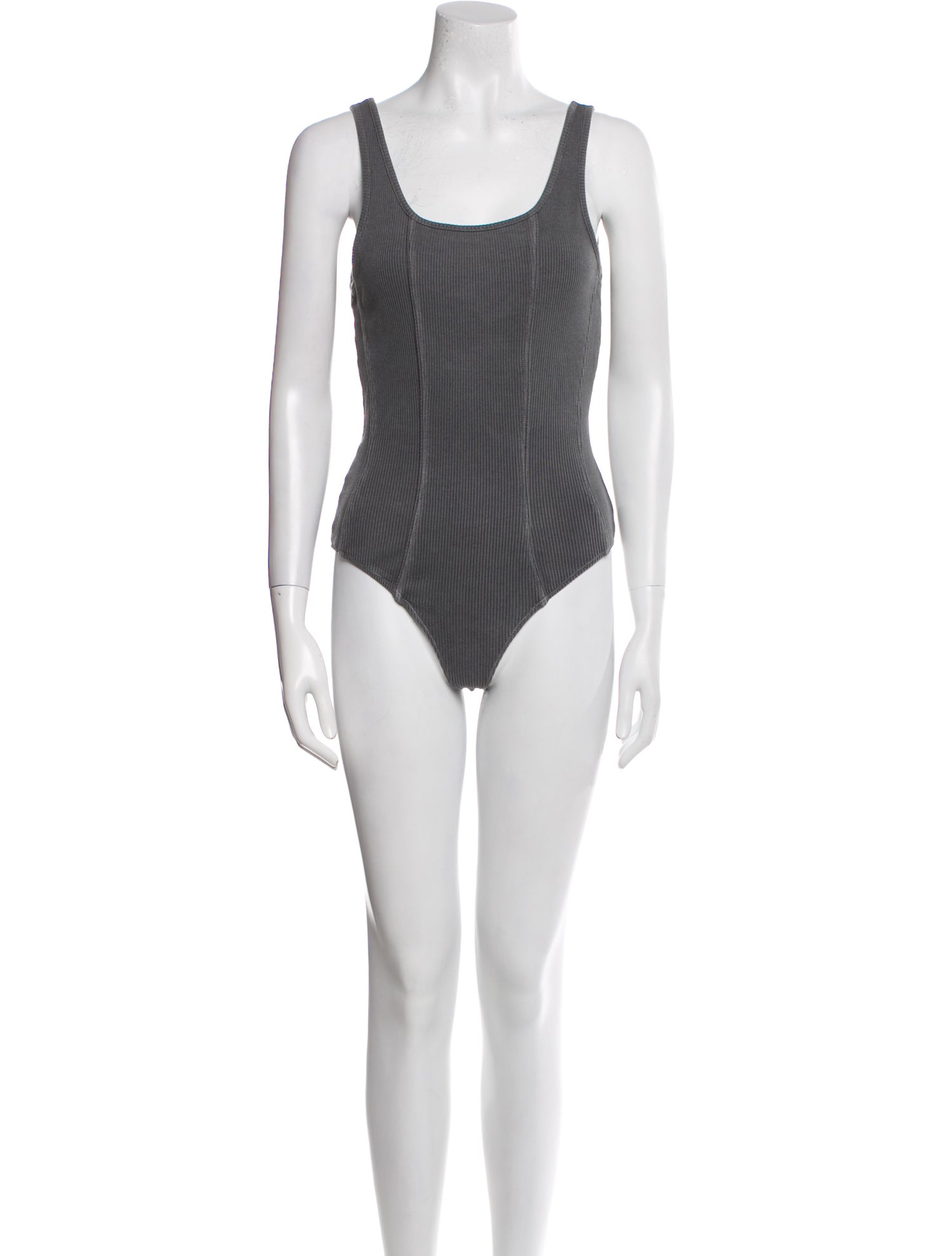 AGOLDE Square Neckline Sleeveless Bodysuit