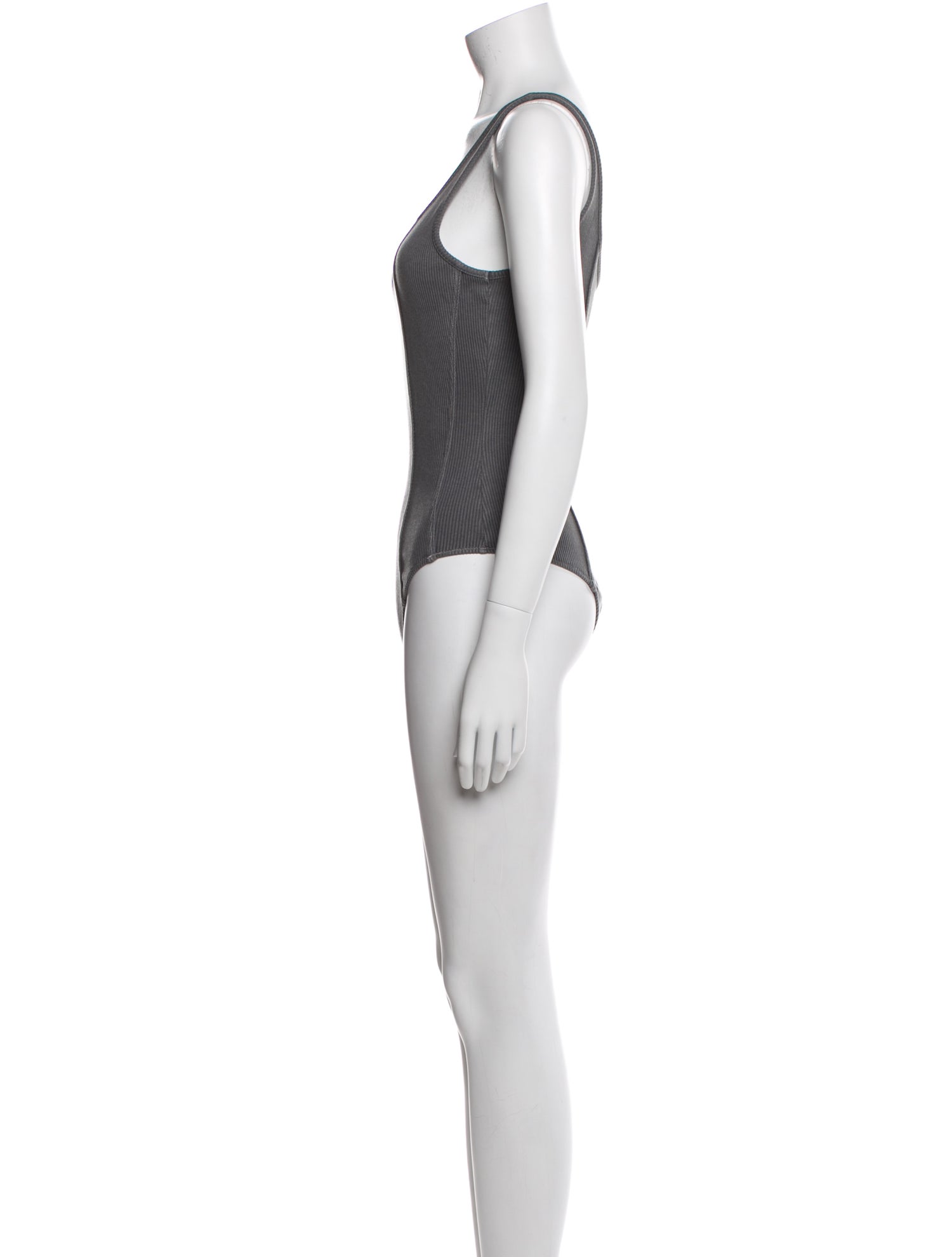 AGOLDE Square Neckline Sleeveless Bodysuit