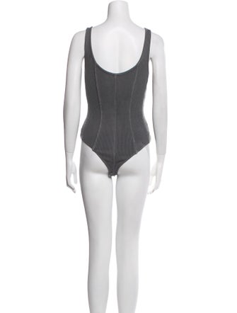 AGOLDE Square Neckline Sleeveless Bodysuit