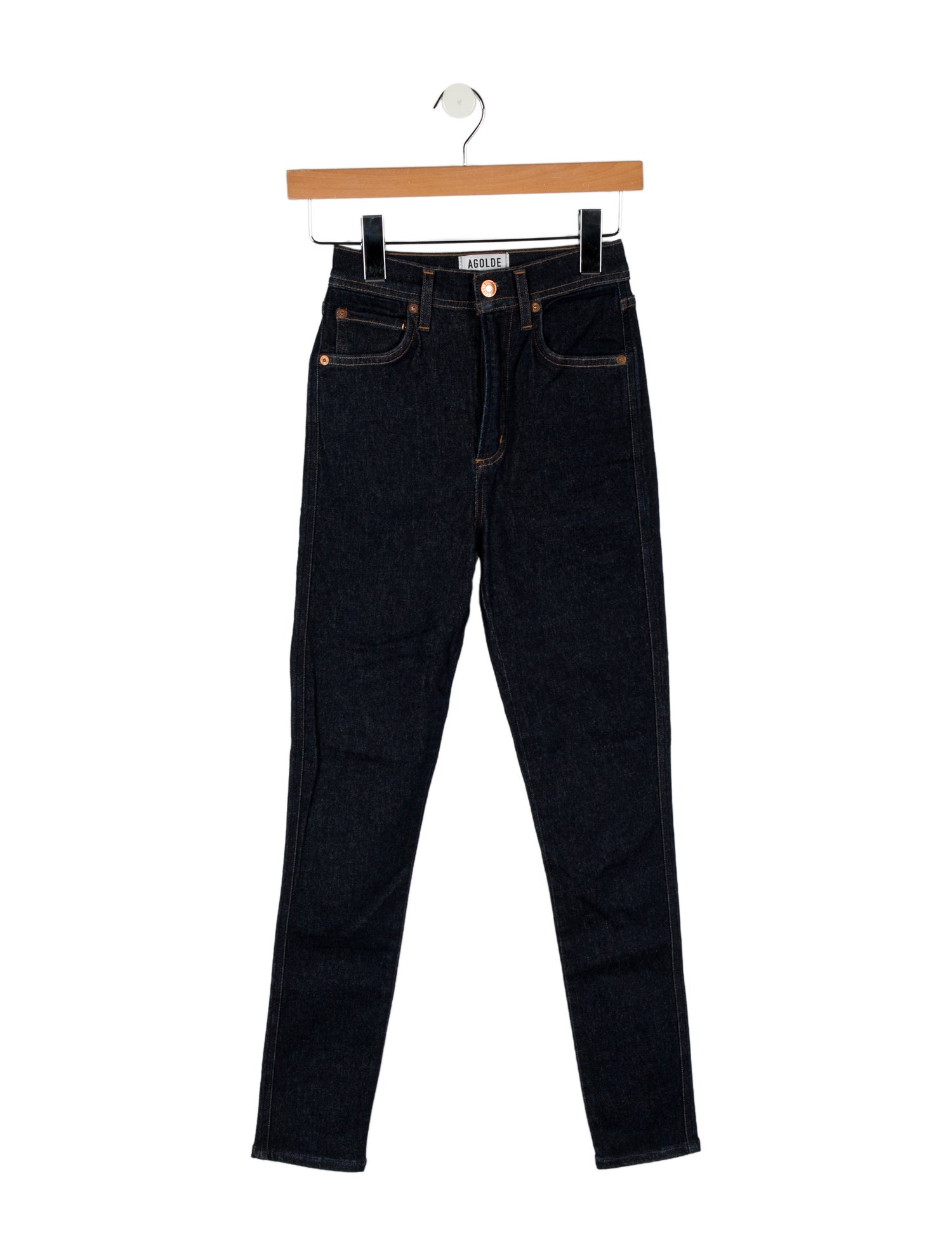 AGOLDE High-Rise Skinny Leg Jeans