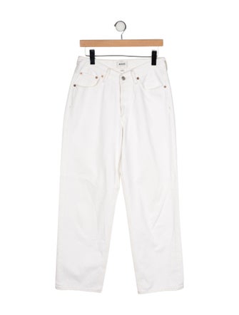 AGOLDE Mid-Rise Wide Leg Jeans