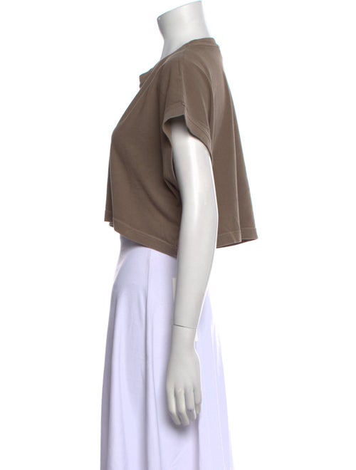 AGOLDE Crew Neck Short Sleeve Crop Top