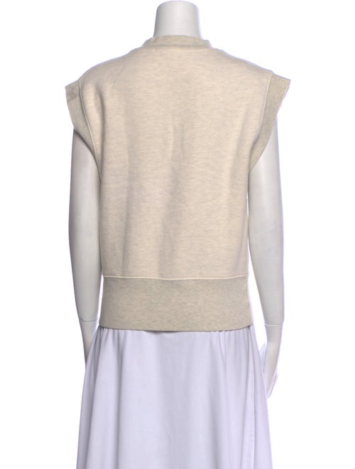 AGOLDE Mock Neck Short Sleeve Sweatshirt