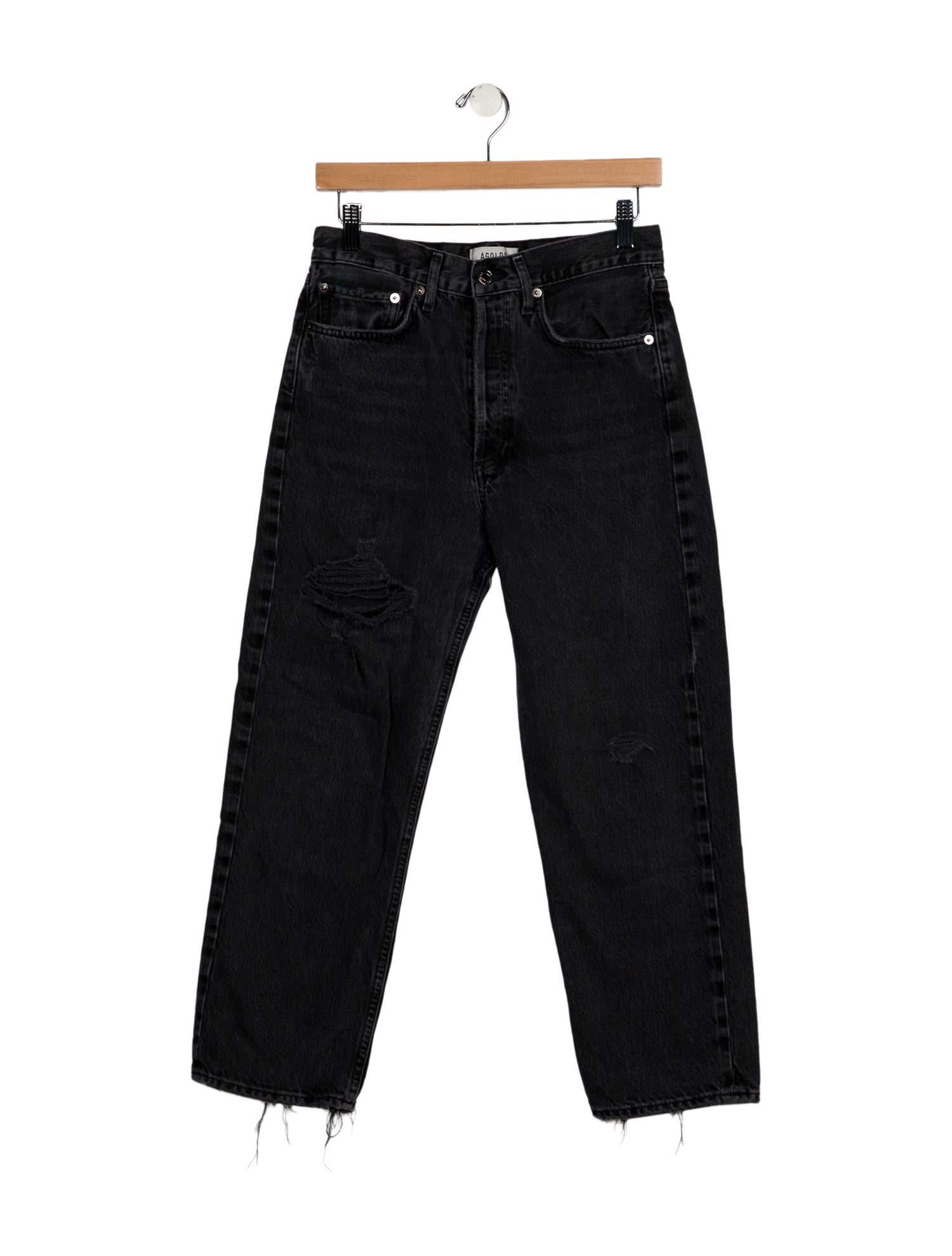AGOLDE High-Rise Straight Leg Jeans