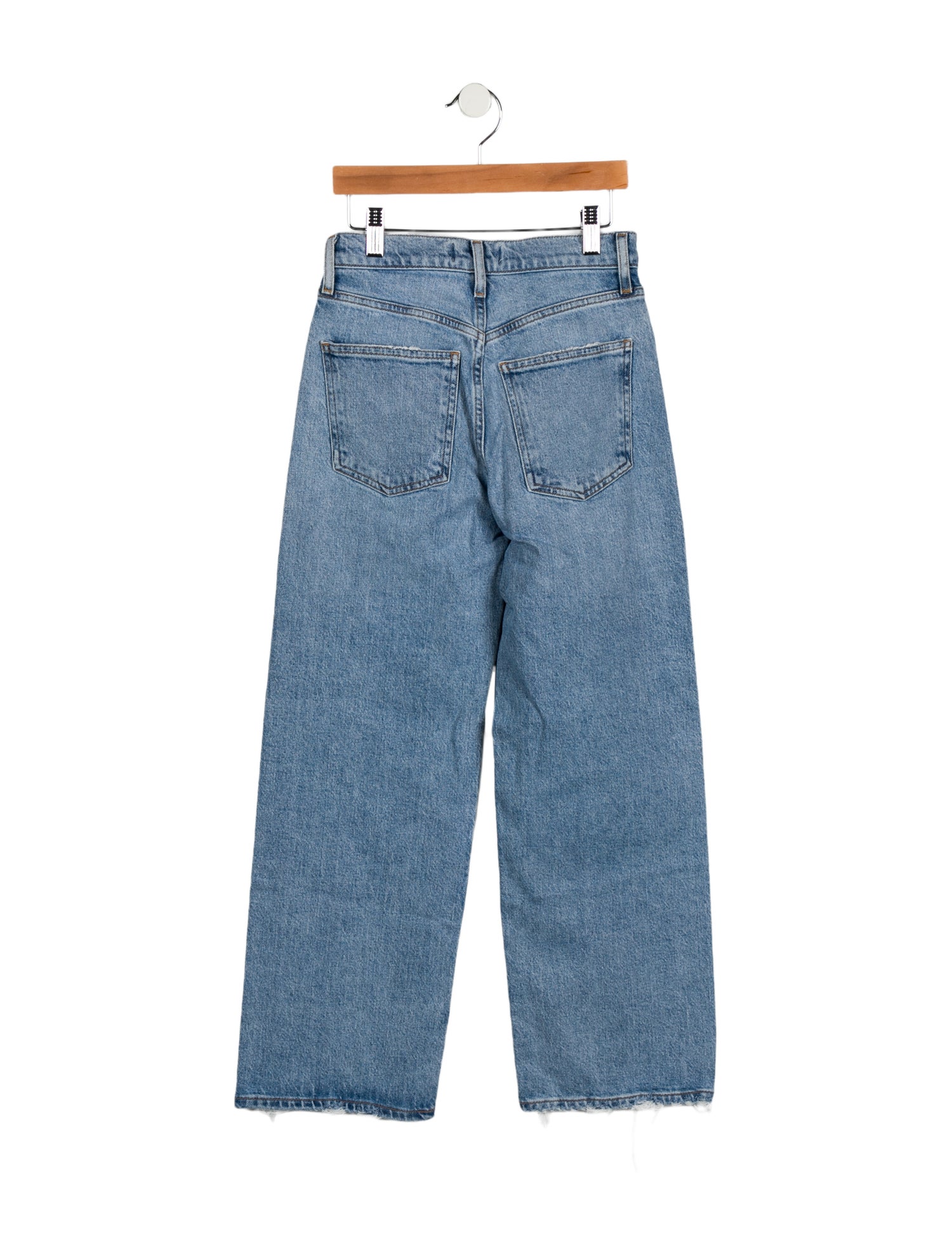AGOLDE Mid-Rise Wide Leg Jeans