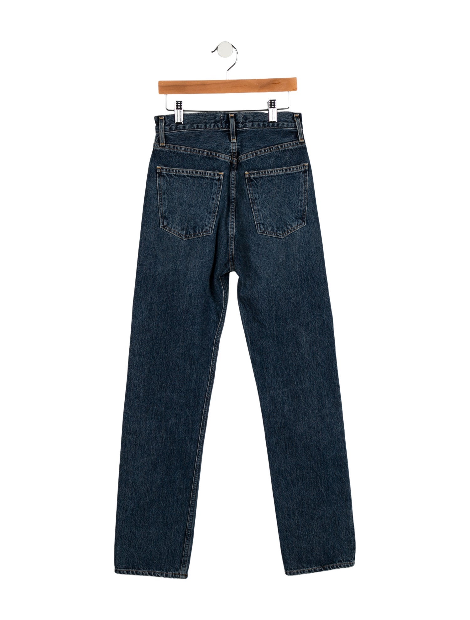 AGOLDE High-Rise Straight Leg Jeans
