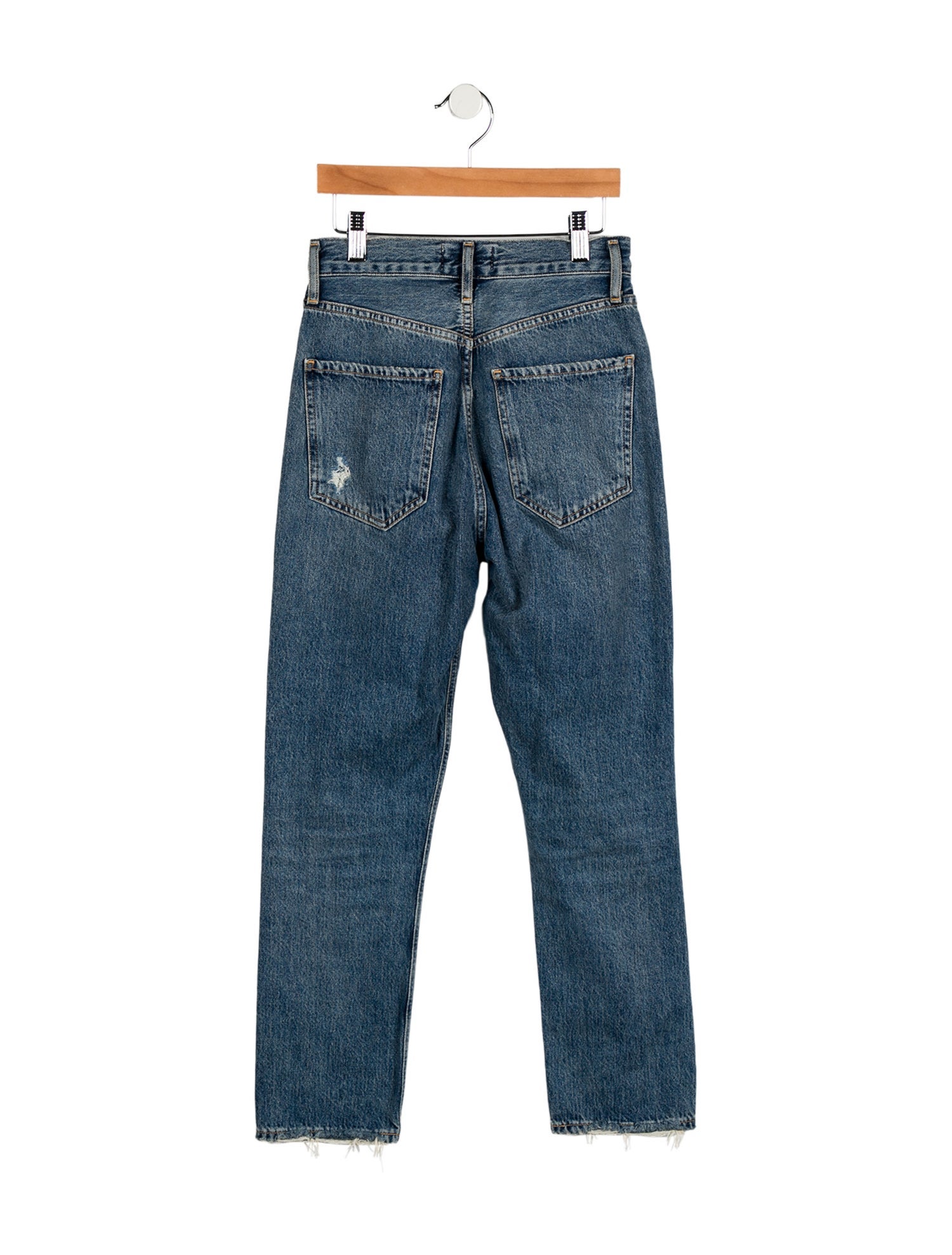 AGOLDE High-Rise Straight Leg Jeans