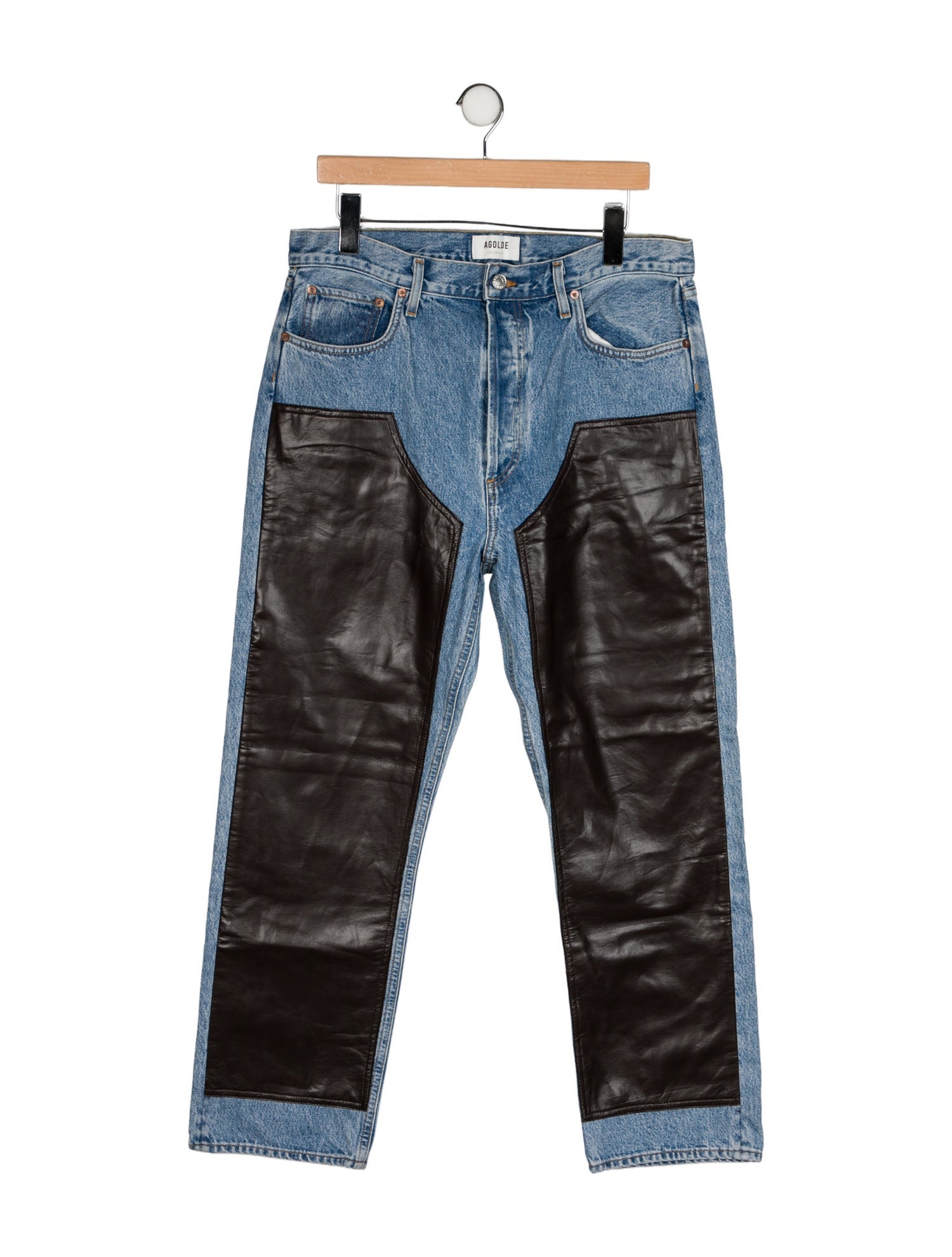 AGOLDE High-Rise Straight Leg Jeans