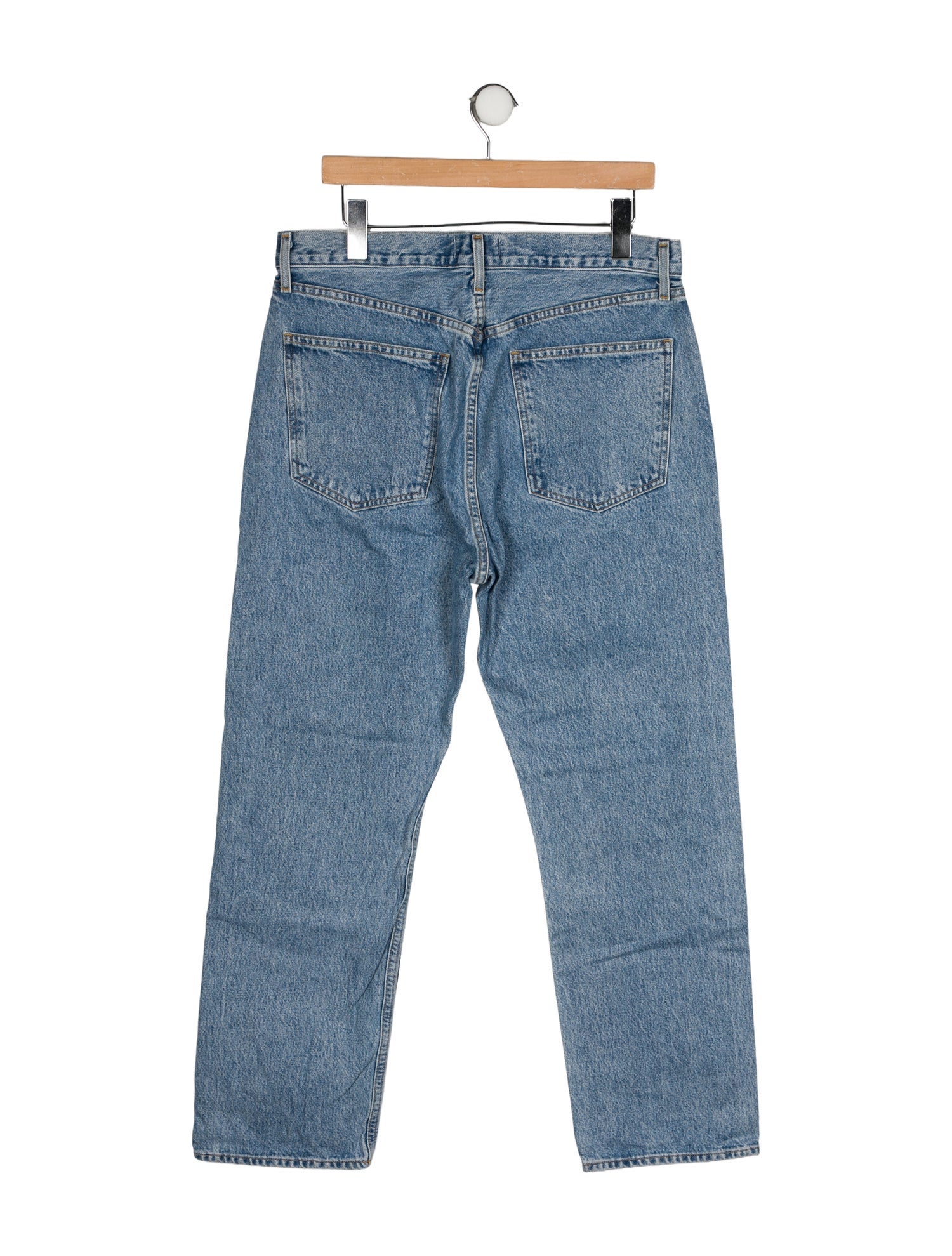 AGOLDE High-Rise Straight Leg Jeans