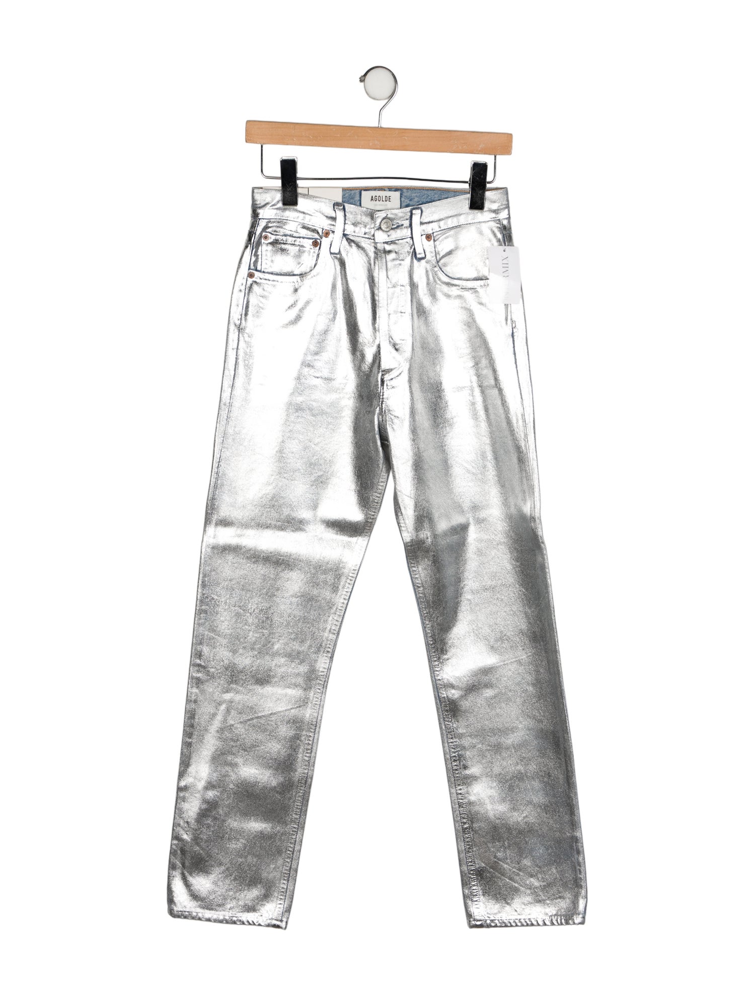 AGOLDE High-Rise Straight Leg Jeans