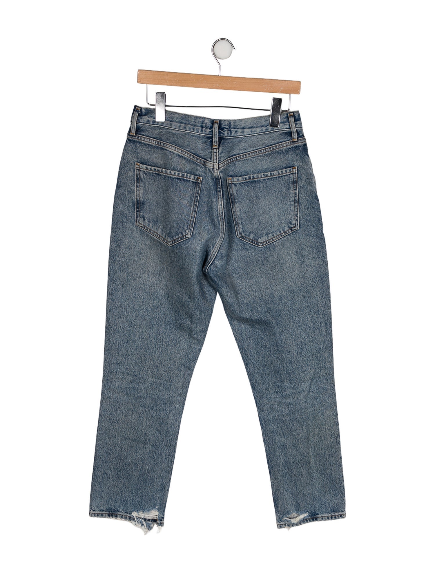 AGOLDE High-Rise Straight Leg Jeans