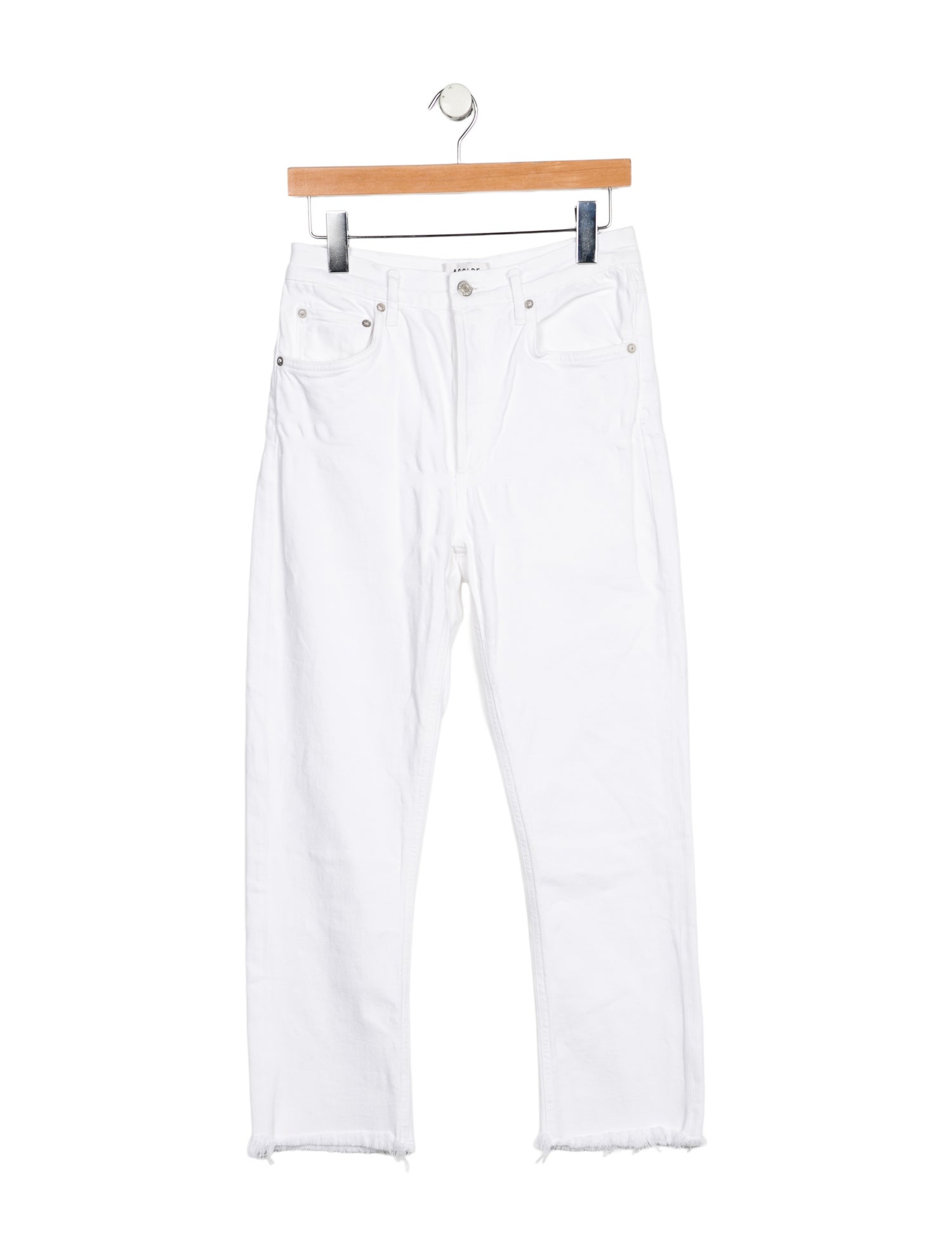AGOLDE High-Rise Straight Leg Jeans