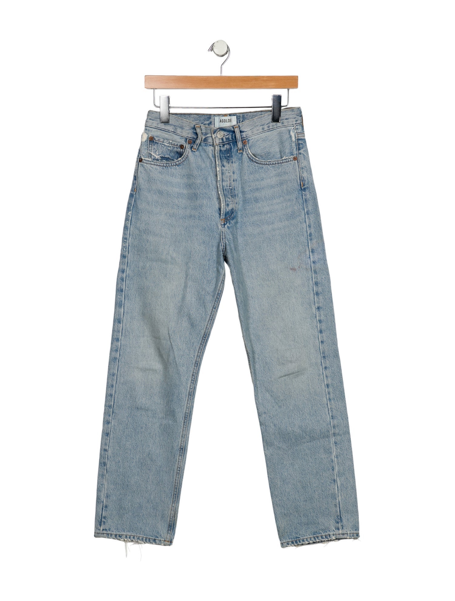 AGOLDE High-Rise Straight Leg Jeans
