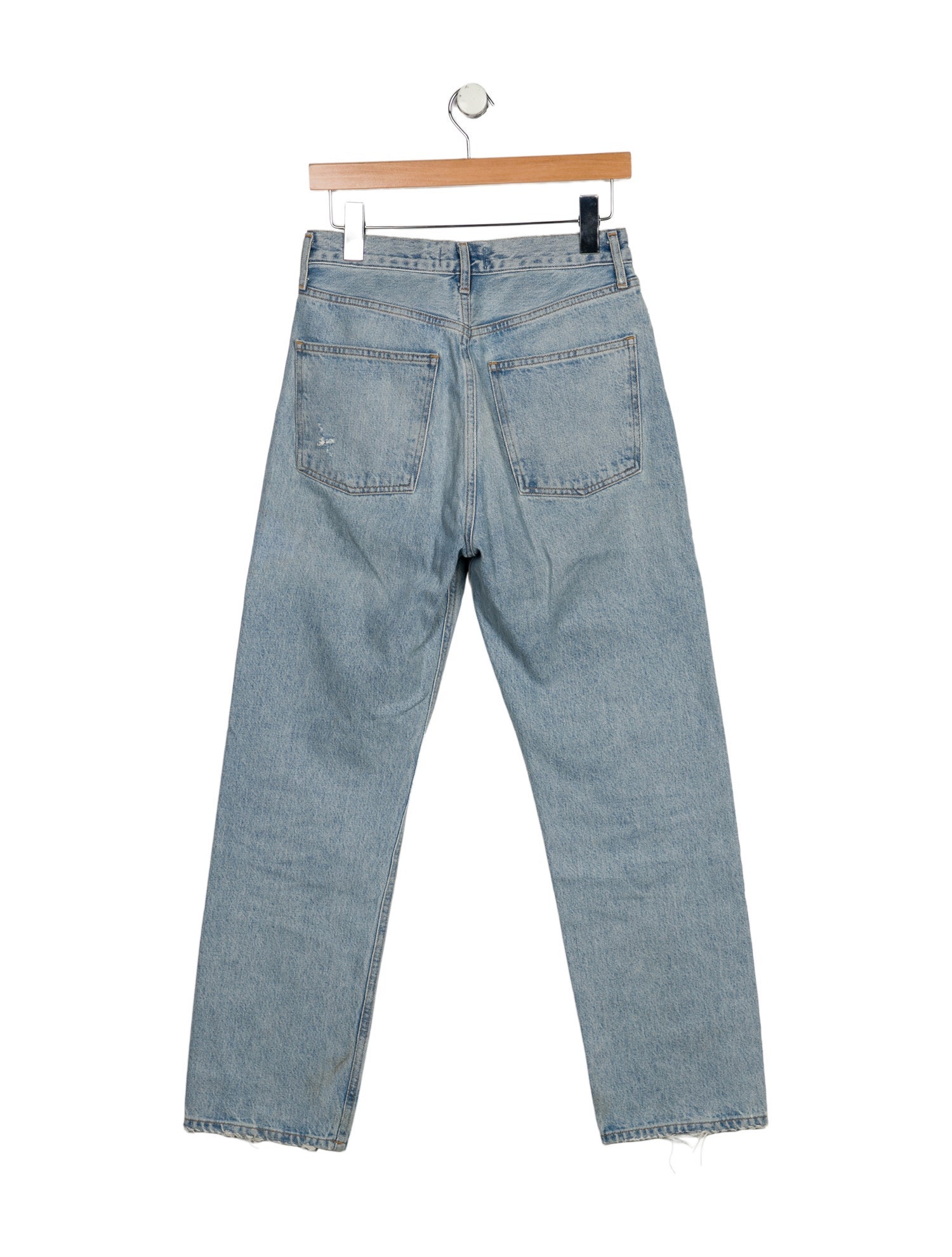AGOLDE High-Rise Straight Leg Jeans