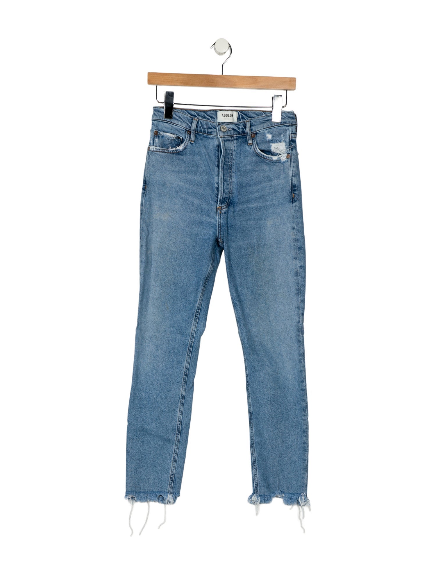 AGOLDE Mid-Rise Skinny Leg Jeans