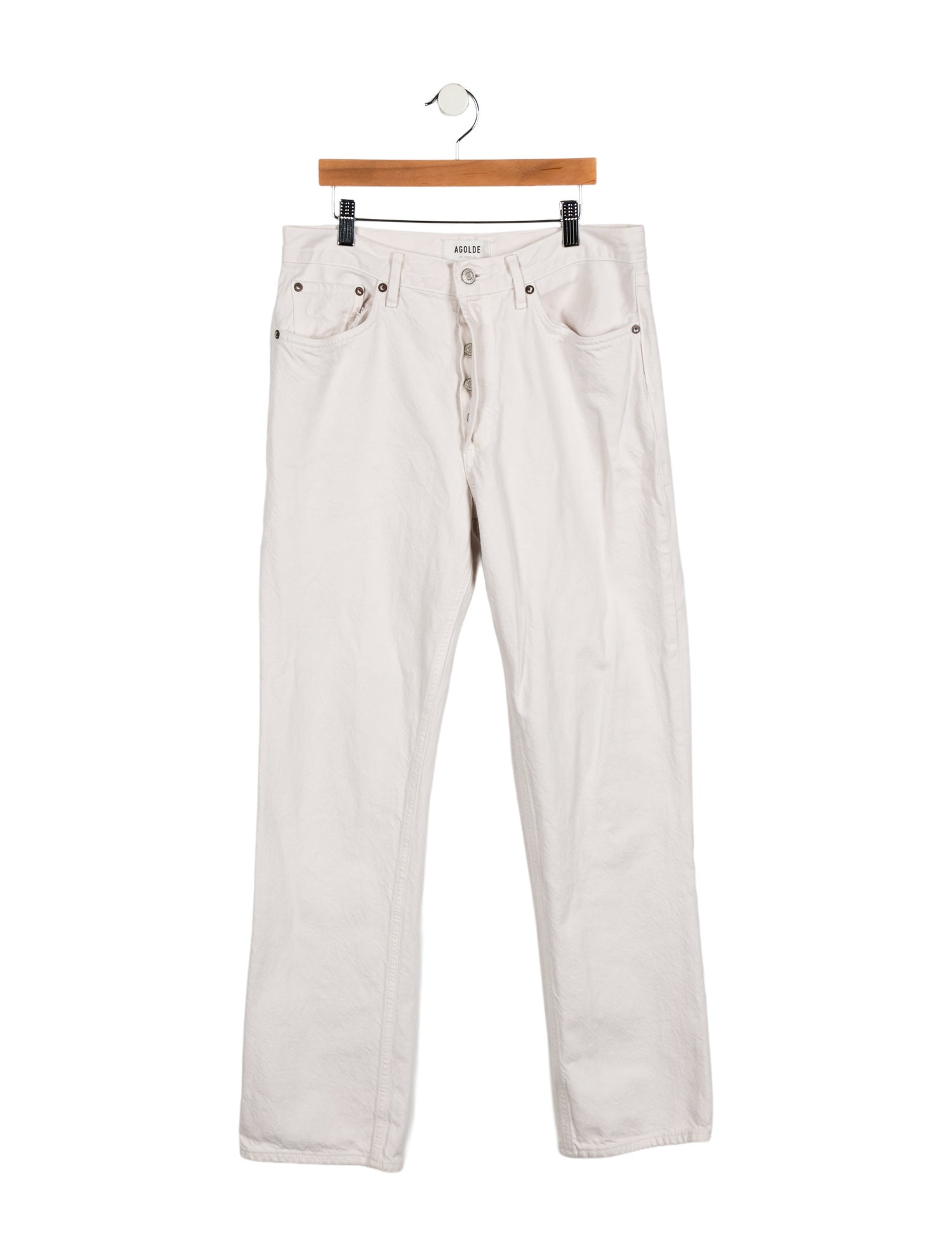 AGOLDE High-Rise Straight Leg Jeans