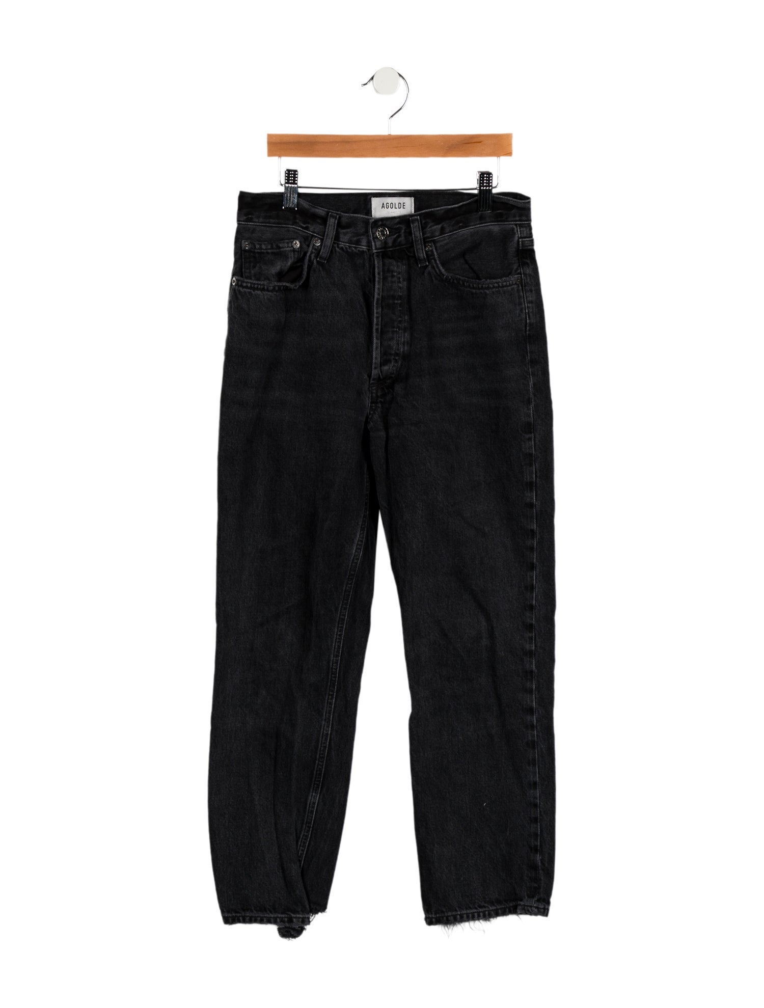 AGOLDE High-Rise Straight Leg Jeans