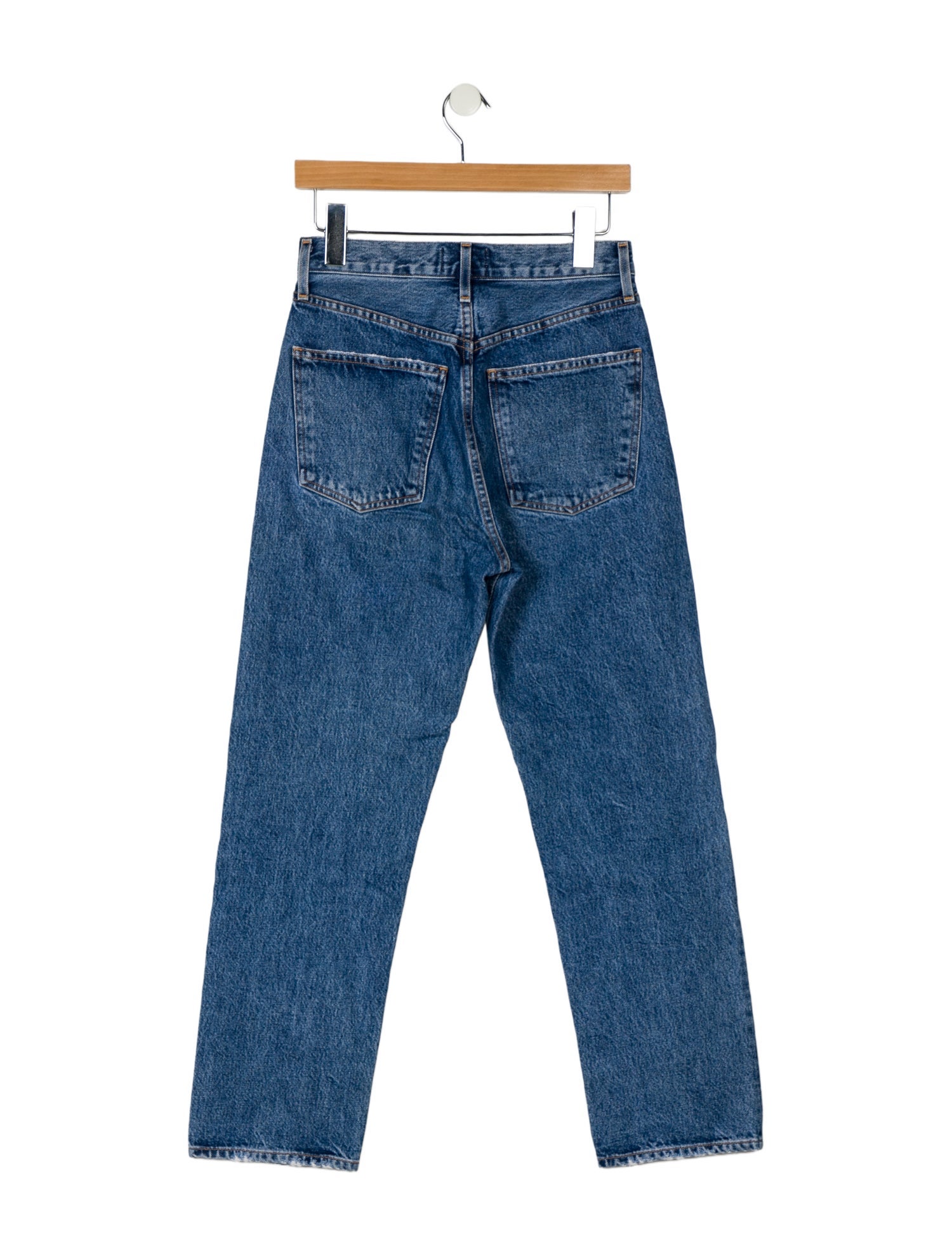 AGOLDE High-Rise Straight Leg Jeans