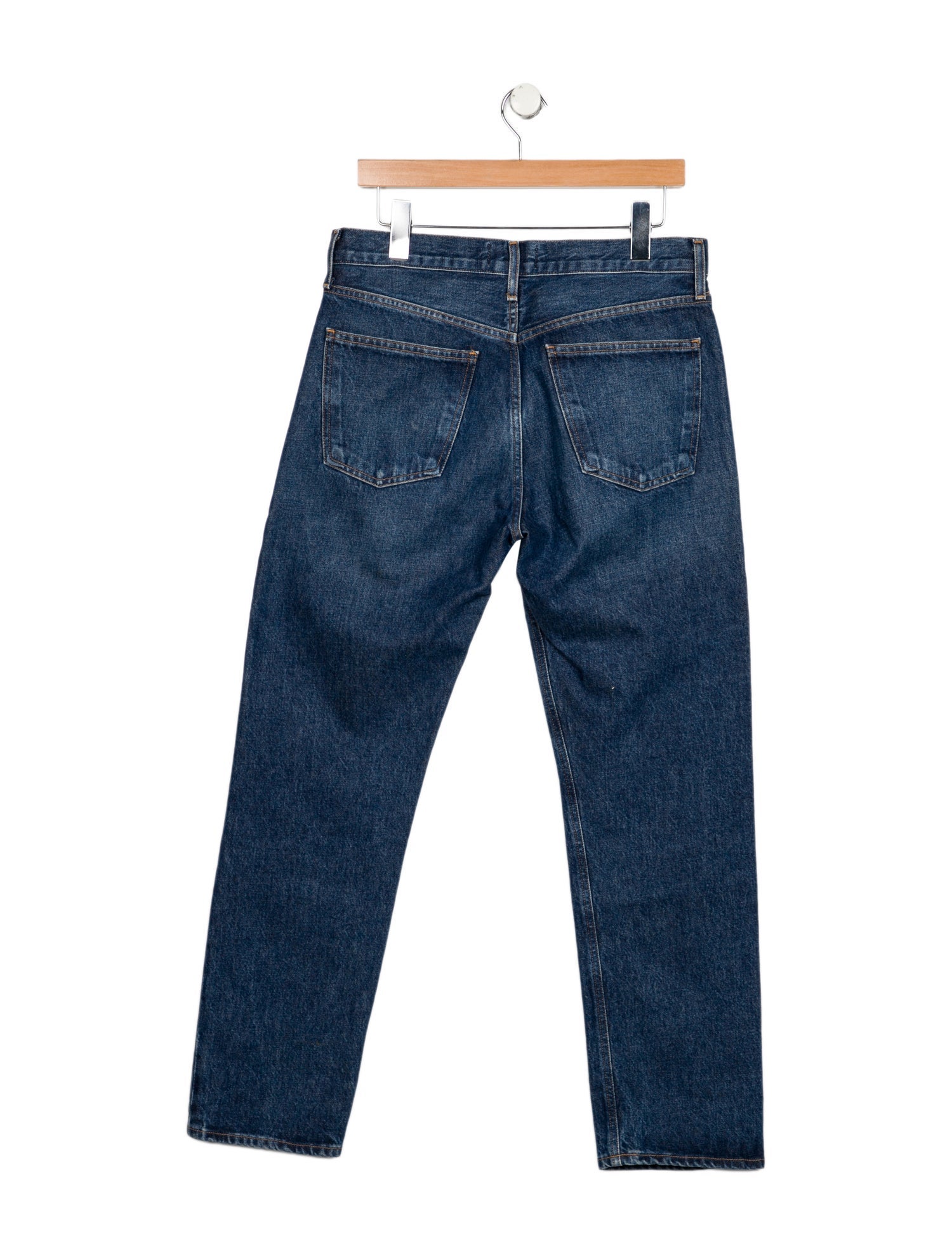 AGOLDE Mid-Rise Straight Leg Jeans