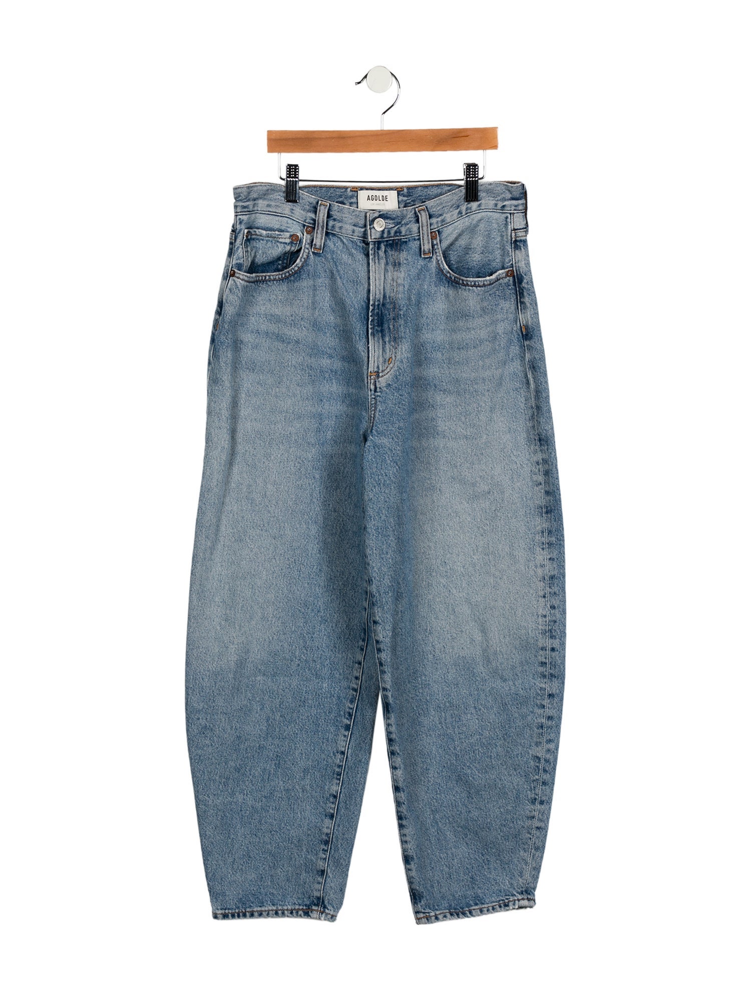 AGOLDE High-Rise Straight Leg Jeans