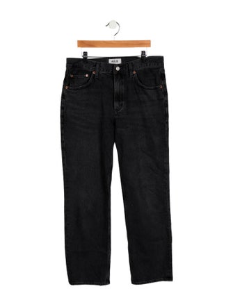 AGOLDE Mid-Rise Straight Leg Jeans