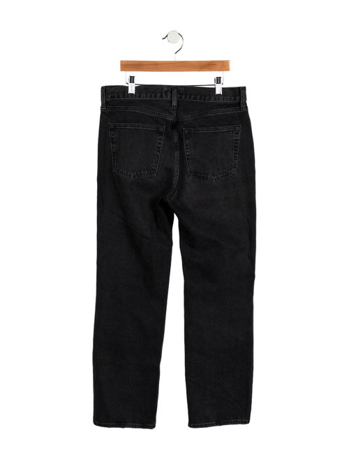 AGOLDE Mid-Rise Straight Leg Jeans