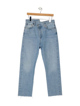 AGOLDE High-Rise Straight Leg Jeans