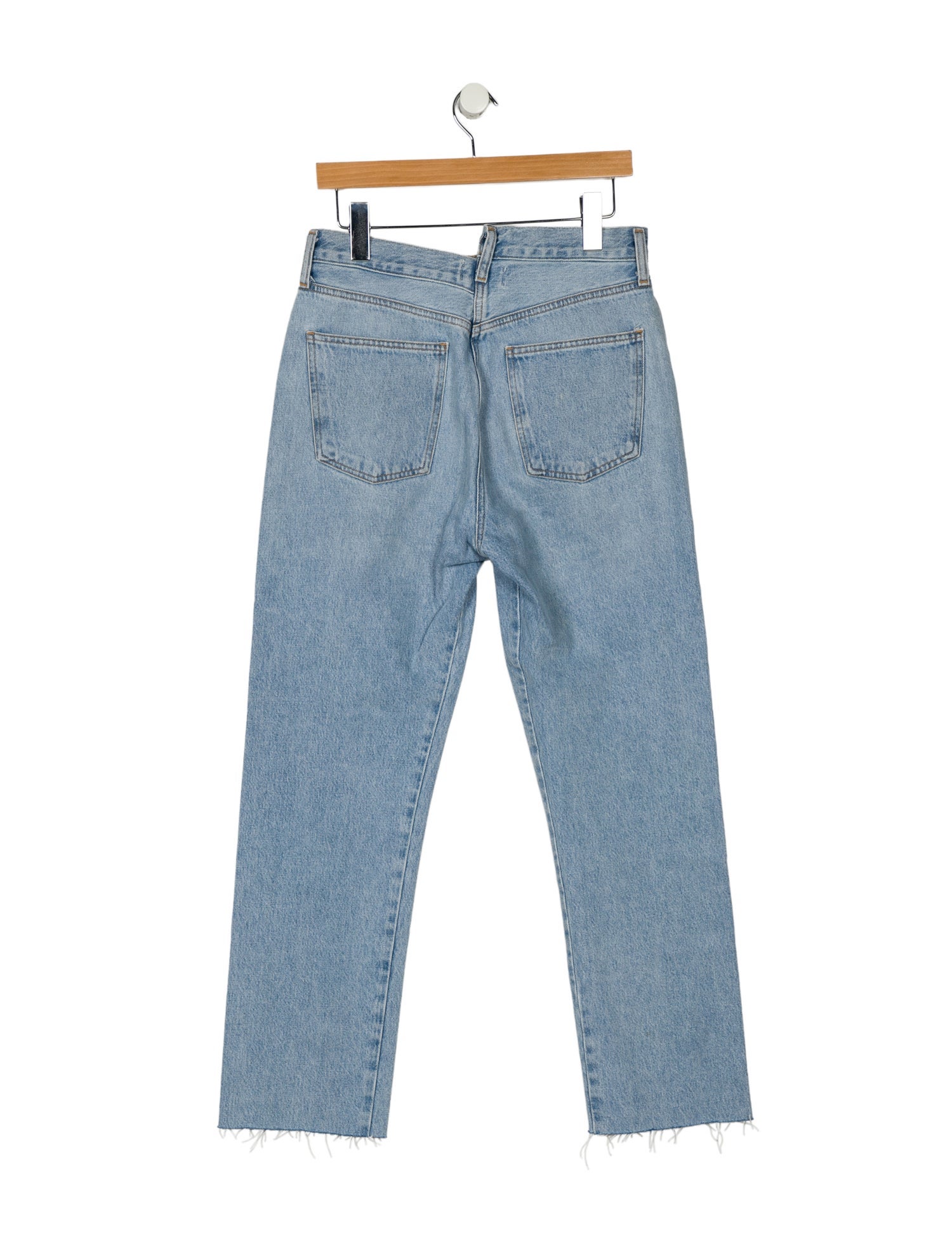 AGOLDE High-Rise Straight Leg Jeans