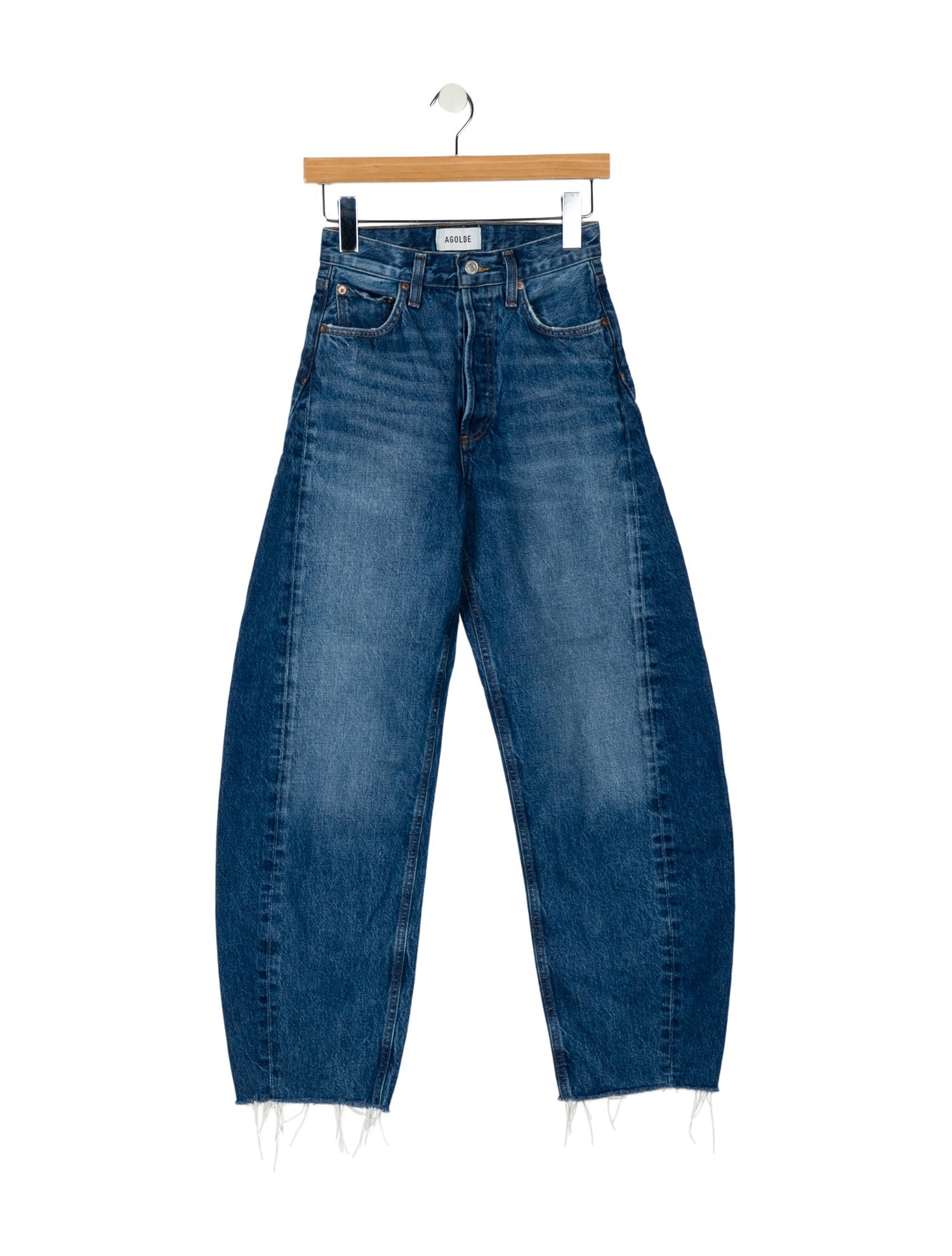 AGOLDE High-Rise Straight Leg Jeans