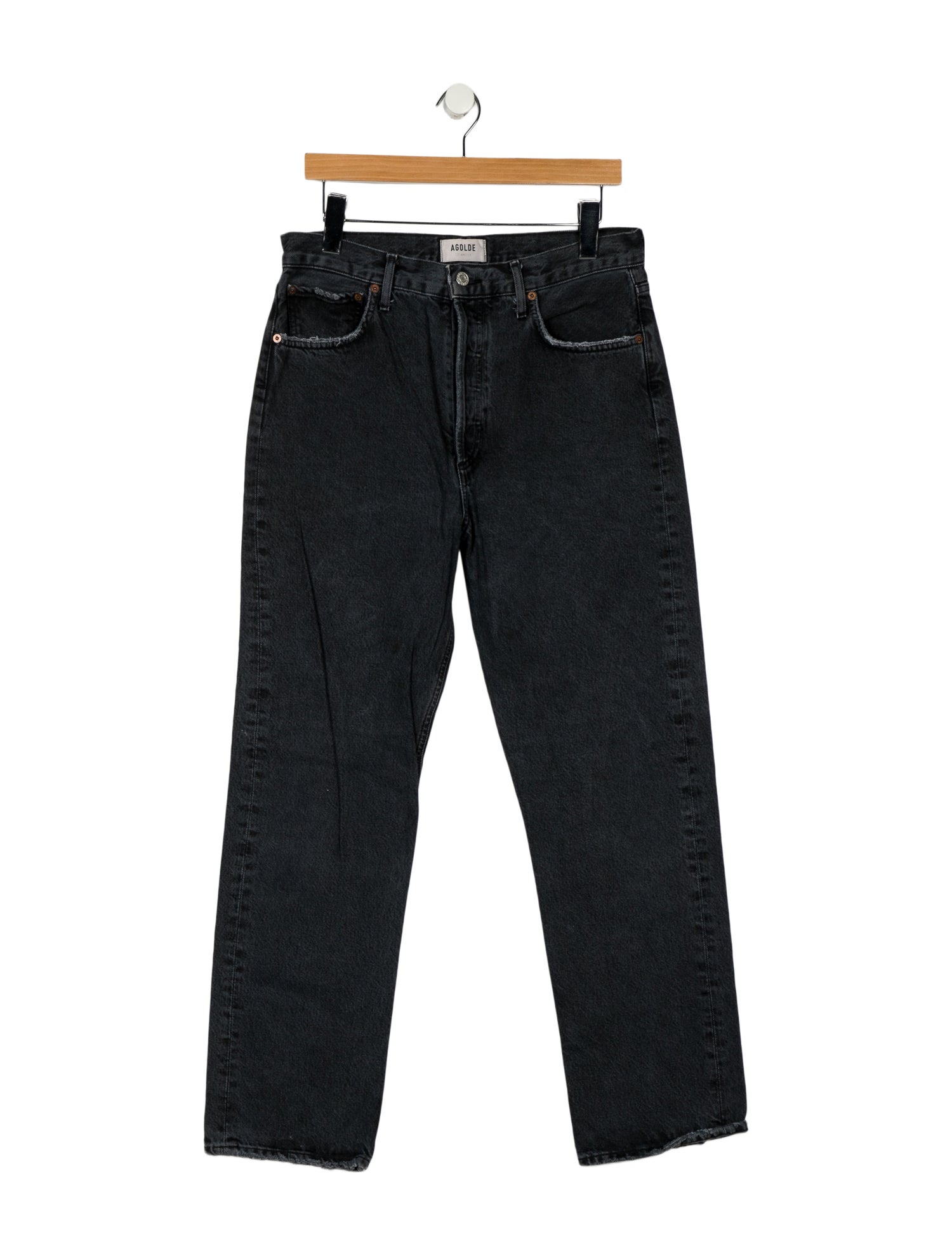AGOLDE High-Rise Straight Leg Jeans