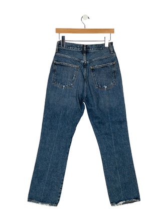 AGOLDE Mid-Rise Straight Leg Jeans