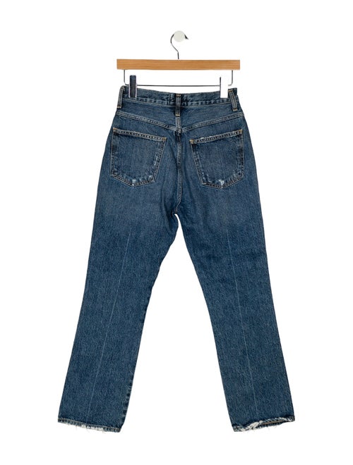 AGOLDE Mid-Rise Straight Leg Jeans