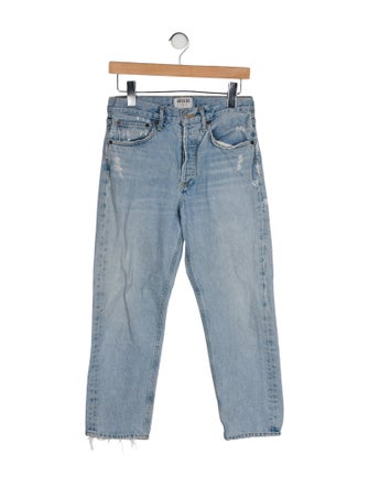 AGOLDE Mid-Rise Straight Leg Jeans