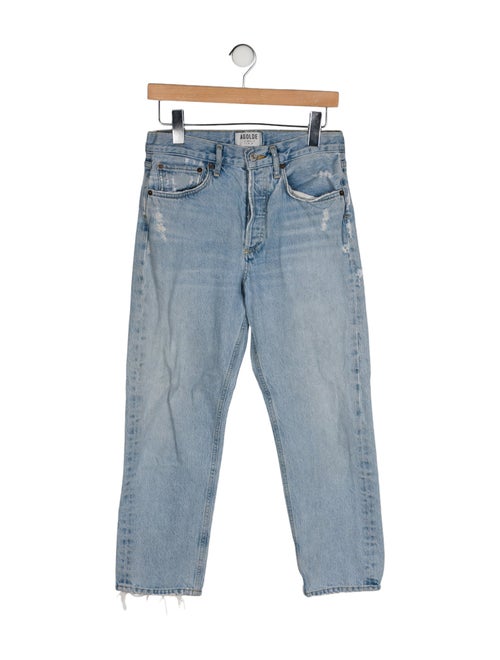 AGOLDE Mid-Rise Straight Leg Jeans