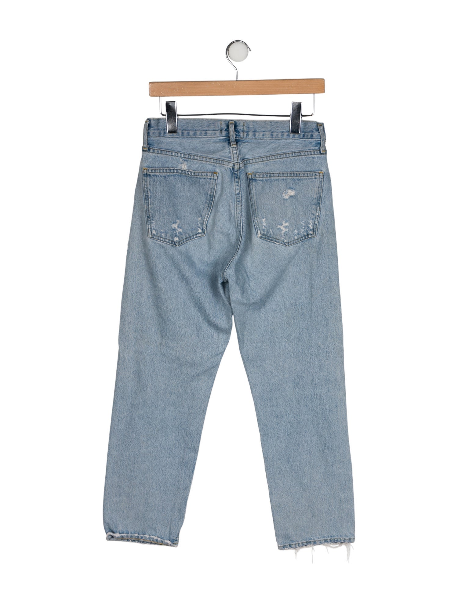 AGOLDE Mid-Rise Straight Leg Jeans