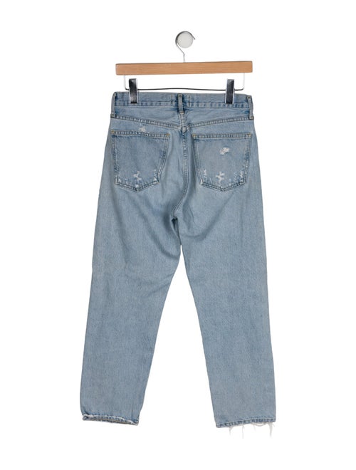 AGOLDE Mid-Rise Straight Leg Jeans