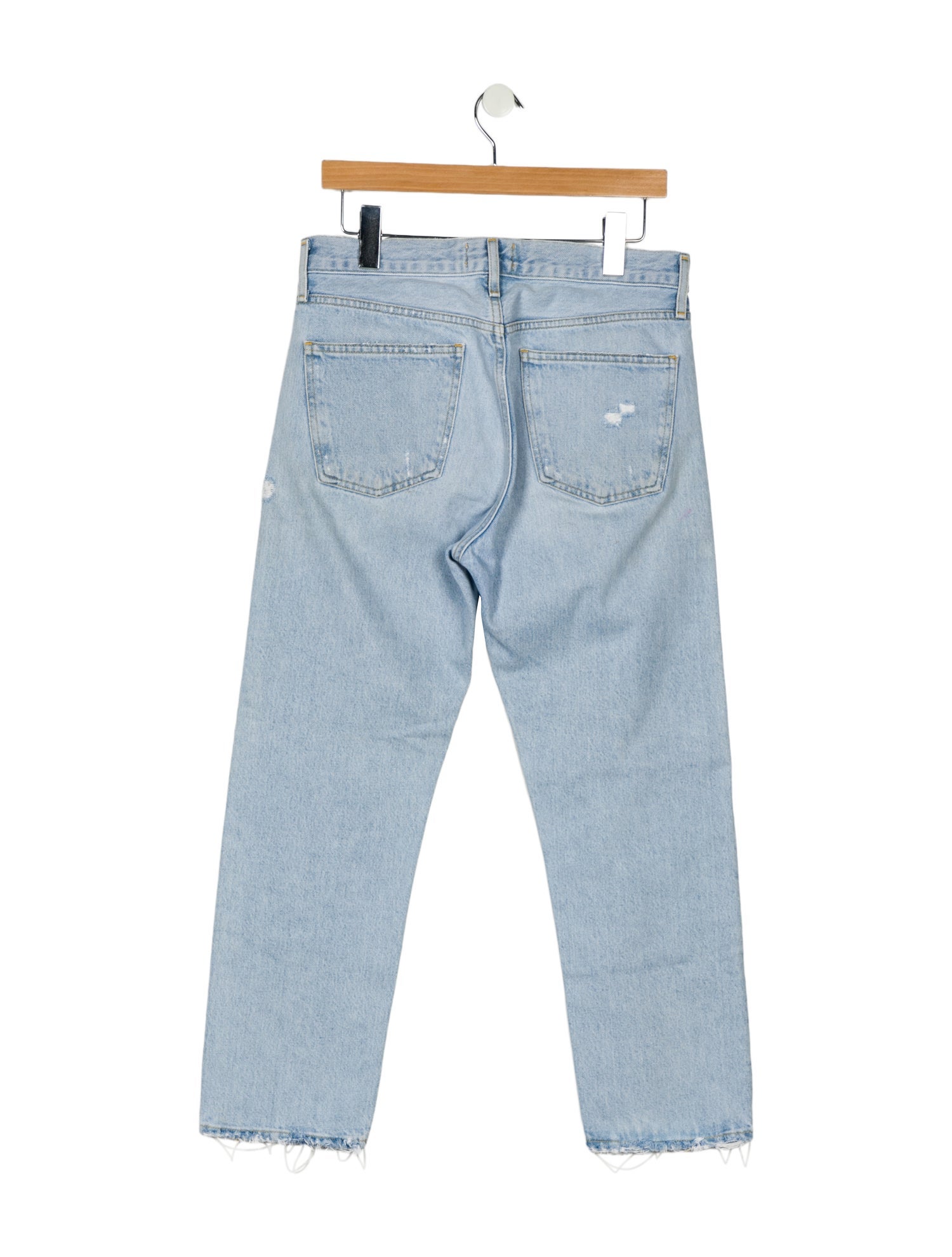 AGOLDE Mid-Rise Straight Leg Jeans