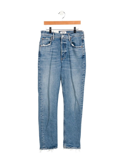 AGOLDE High-Rise Straight Leg Jeans