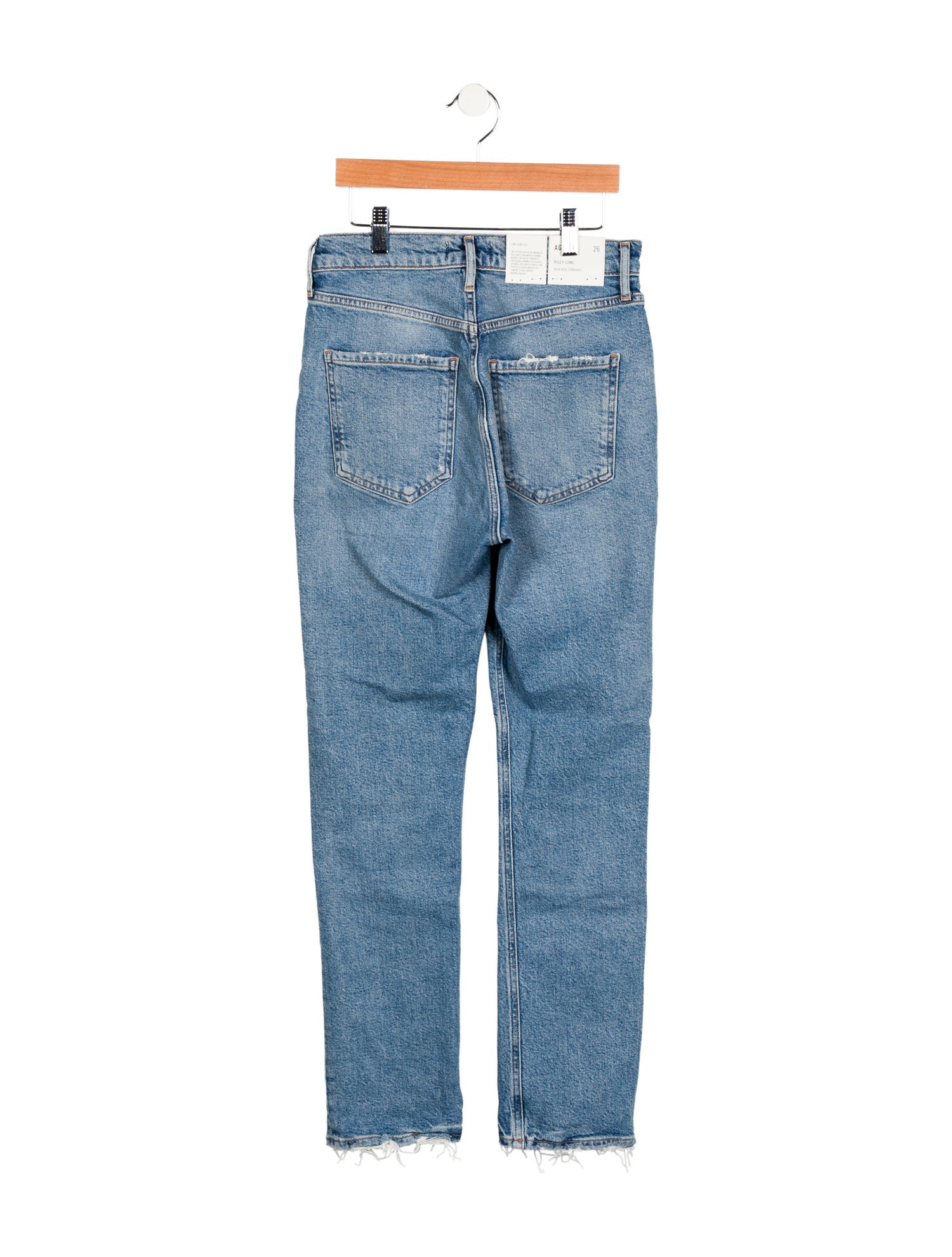 AGOLDE High-Rise Straight Leg Jeans