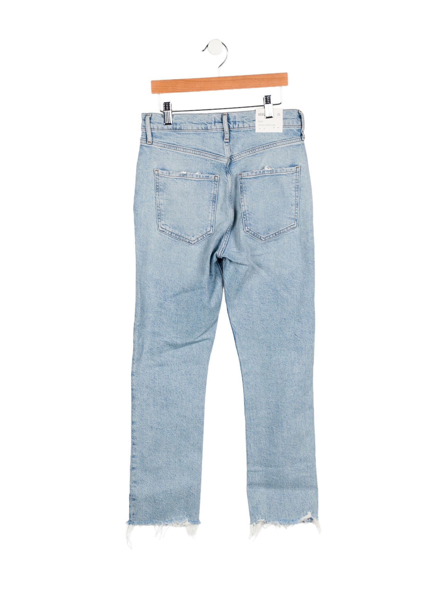 AGOLDE High-Rise Straight Leg Jeans