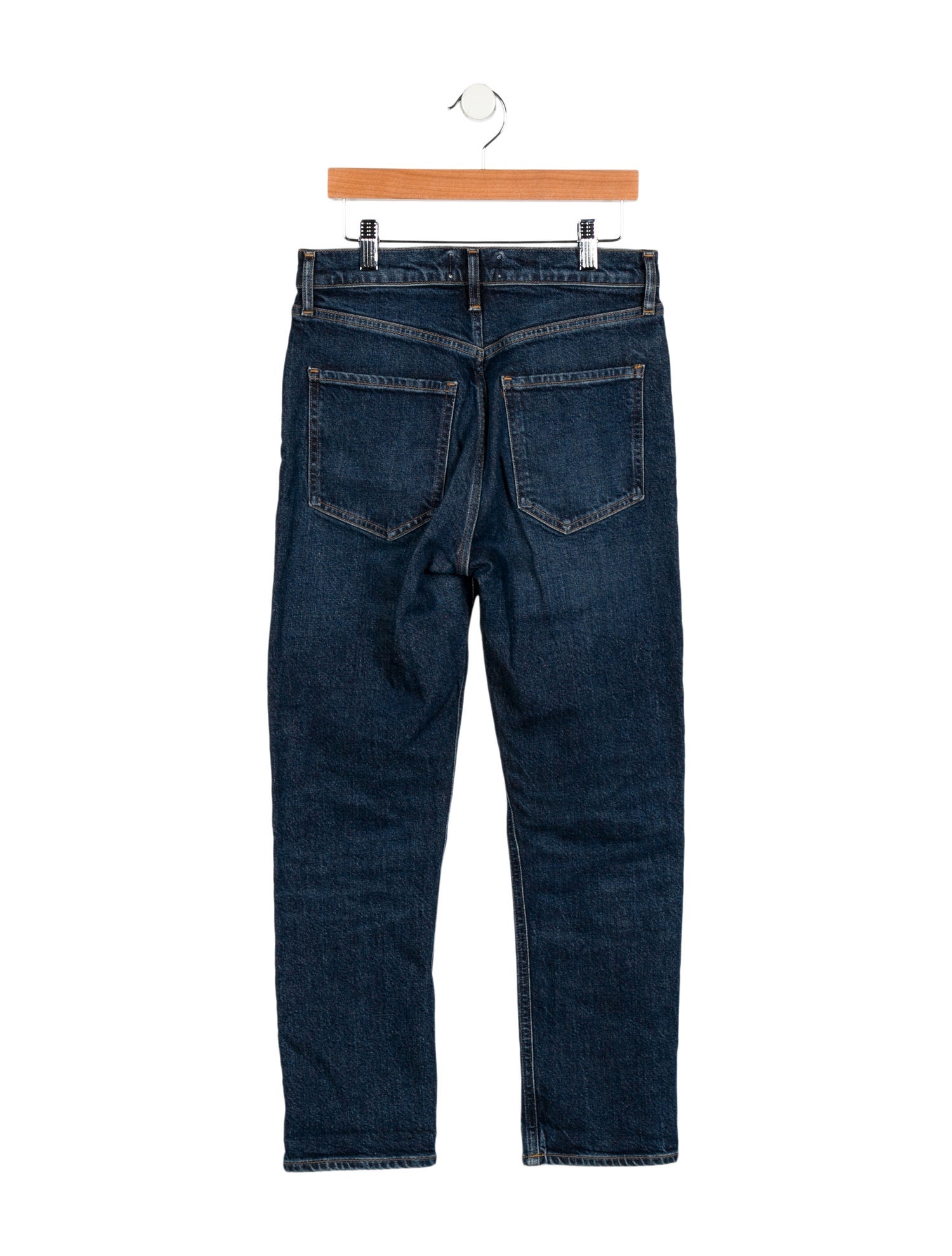 AGOLDE Mid-Rise Straight Leg Jeans