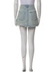 AGOLDE Distressed Accents Mini Skirt